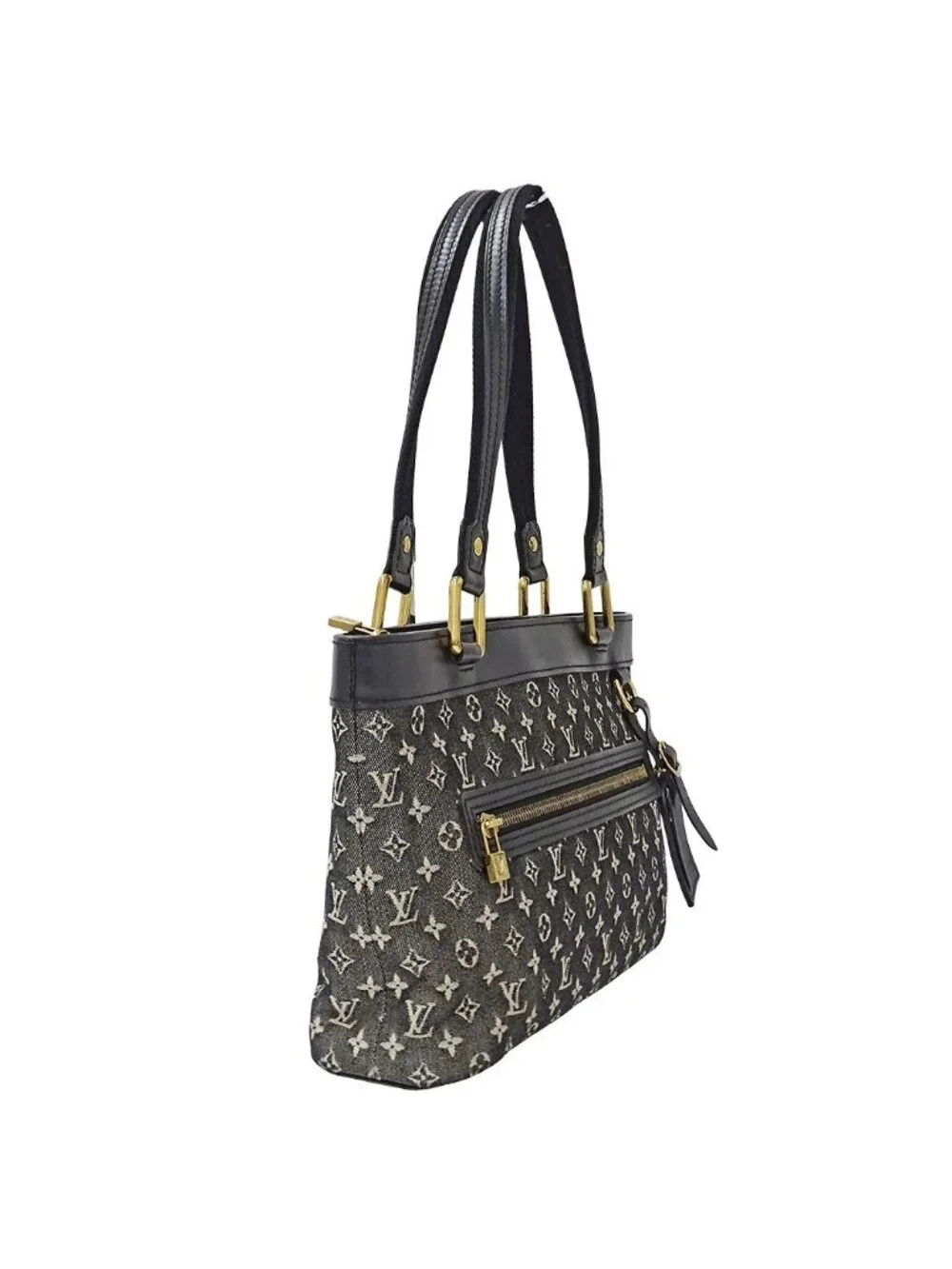Louis Vuitton Bag Monogram Mini Handbag Lucille PM Noir Black